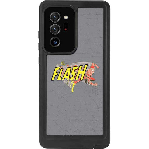 DC Comics The Flash Vintage Action Running Pose Galaxy Note20 Ultra 5G Waterproof Case